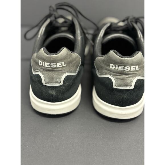 Diesel V-Staffetta S-Fleett Leather Sneakers Shoes Blue • Men’s 10.5 - Picture 3 of 11